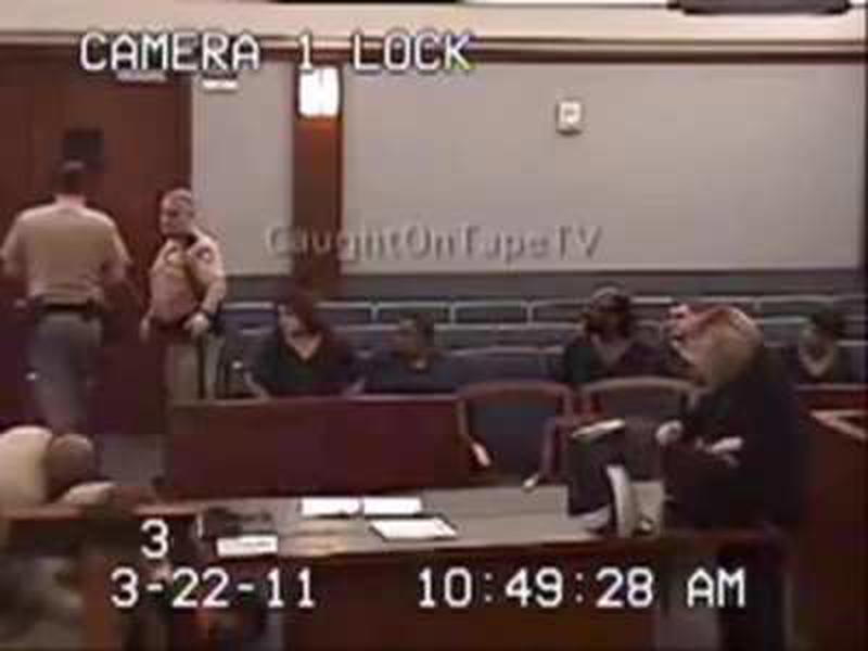 Woman In Court Flips Out After Being Put Into Custody