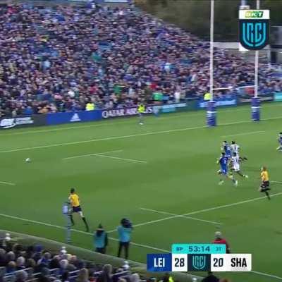 Thaakir Abrahams stupidly good try vs Leinster