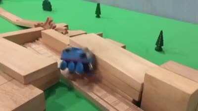 These absolute sick moves by Thomas the train