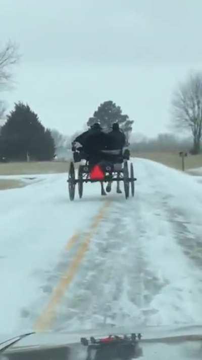 Amish drifting