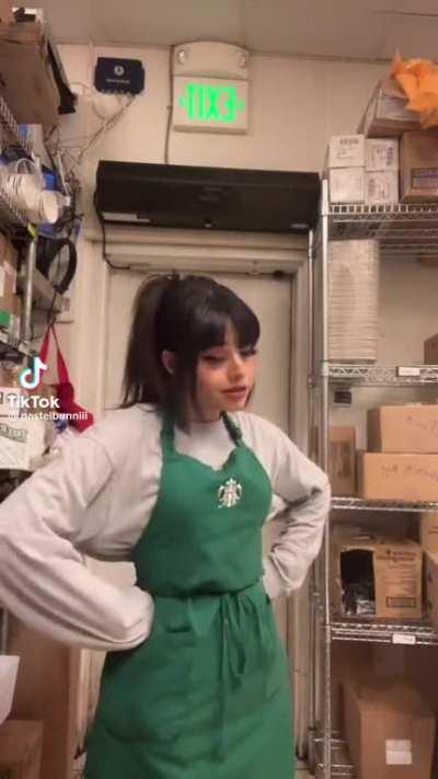 Ofc she works at Starbucks