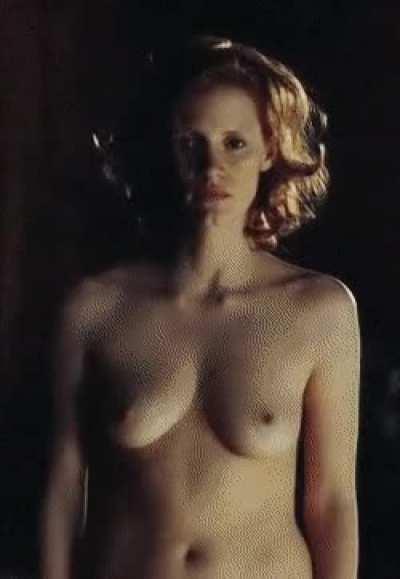 Jessica Chastain boobs &amp; bush