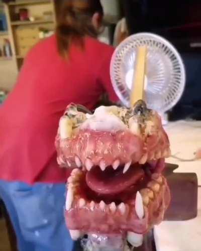 Monster teeth for a horror film