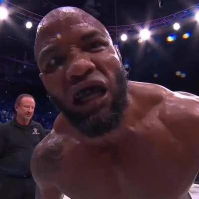 Yoel Romero roid rage on live tV