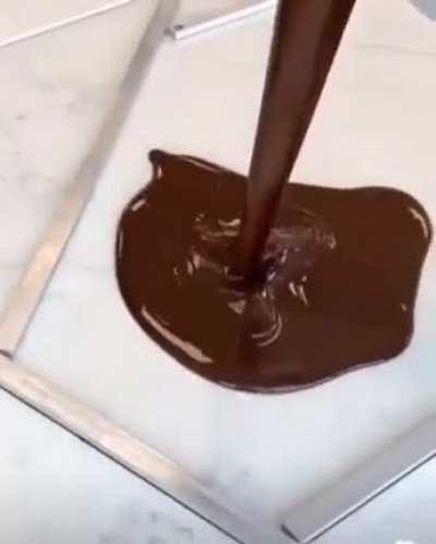 Making sword with chocolate