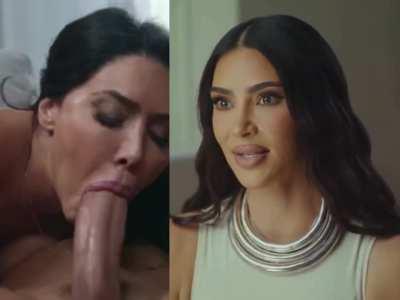 Kim K facefuck