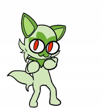 Sprigatito ready to evolve (Me)