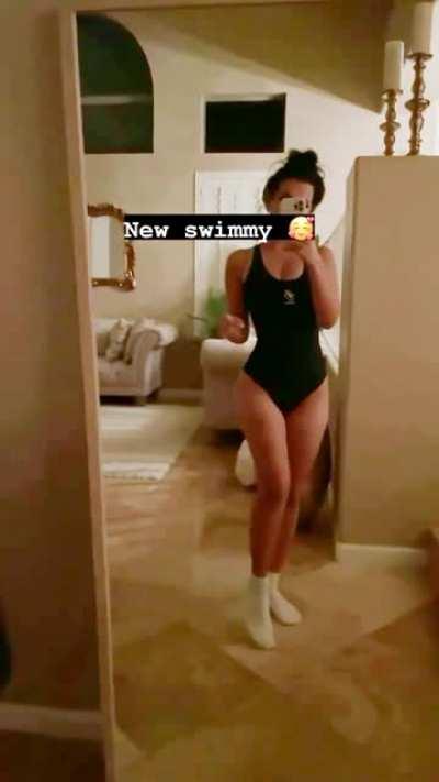 SSSniperWolf sexy swimsuit