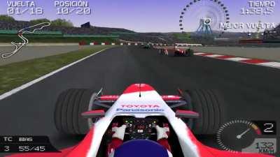 I was playing F1 2003 today and I did the ultimate S🅱️ inalla Overtake