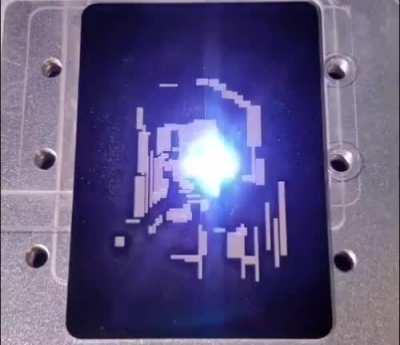 Yes, you just got rickrolled... by a laser.