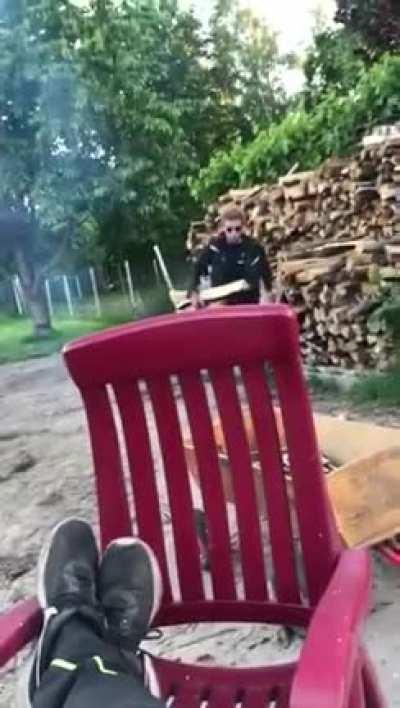 HMB while I bring some wood for the fire