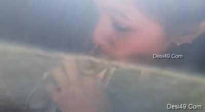 Desi 😍Gf 💋sucking dick in jungle video