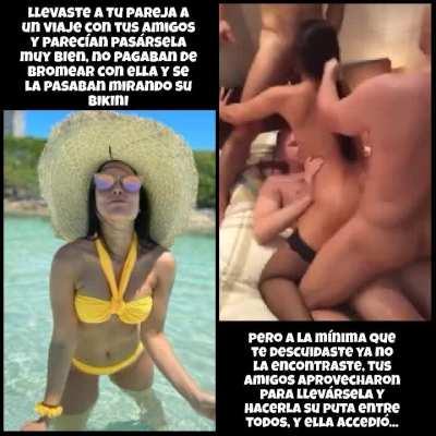 Nunca lleven a su pareja con sus amigos