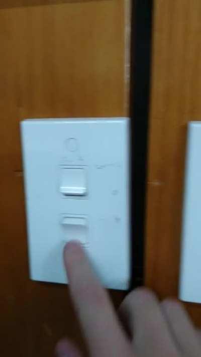 Turning off the lights at my college