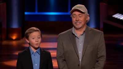 Kid get's ripped to shreds on shark tank