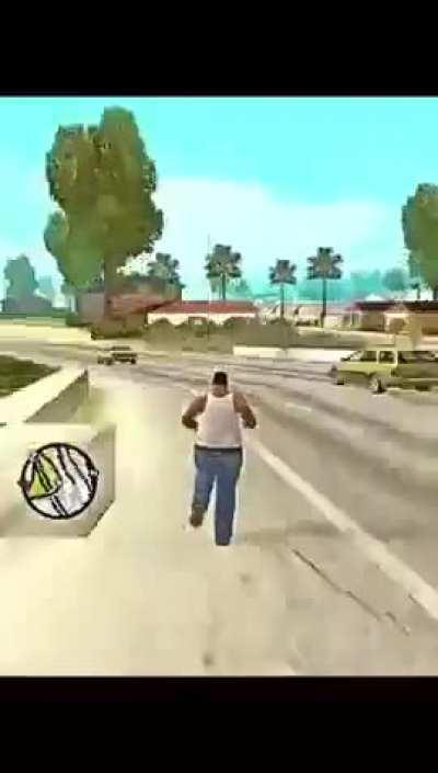 Fat CJ Run GTA Sa Entire city