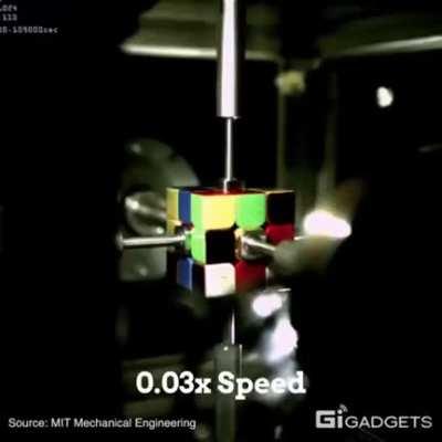 MIT robot solves Rubik’s Cube in world record time: 0.38 seconds