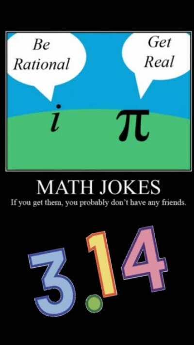 Pi Day Greetings. Thank you for tapping my interest in math.