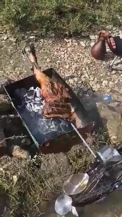 Creative way to bbq