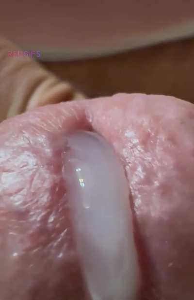 Intense edging and denial causes cum leak.  No orgasm but my balls are throbbing and you can see me shaking.  