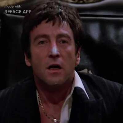 john lennon is playing scarface instead of al dunk if he wasn't get shot.