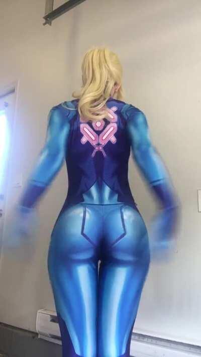 [SELF] Samus booty slap! - By Sara Mei Kasai