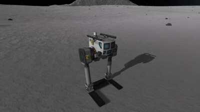 New 2-leg Mun Walker - this time it functions in higher gravity environments!