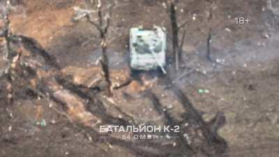 The second part of the tank counterattack of the K-2 battalion of the 54th brigade of the Armed Forces of Ukraine on the 