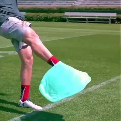 Punting a water balloon