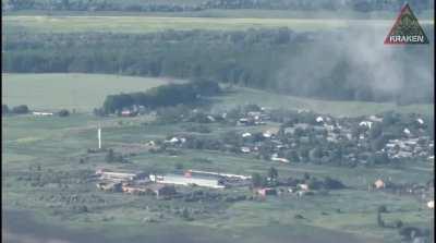 Kraken unit slam RU barracks in northern Kharkiv region. [June 18.]