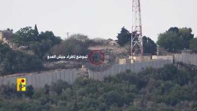 Hezbollah targeting IDF troops on the border today morning.