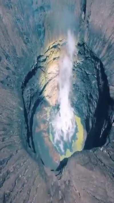 Mount Bromo crater