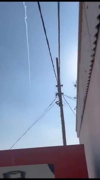 Arrow system over eilat -israel