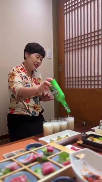 How soju and beer should be mixed