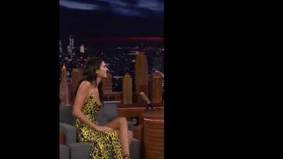 Slit dress on Fallon