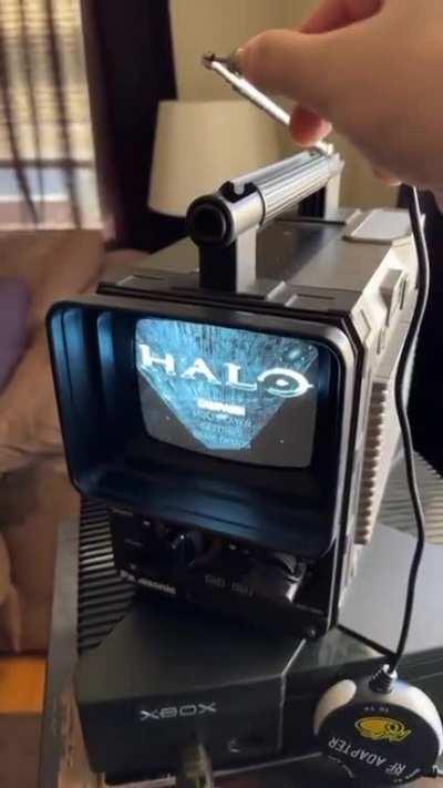 XBOX on a 1977 TV