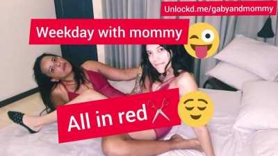 🔥 Ladies in red 💋 : GabyAndMommy || [dd] reddit.tube : Fi...