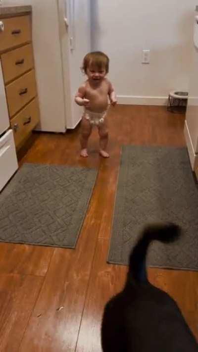 Capturing baby's first steps