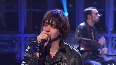 The guys performing Under Cover Of Darkness on SNL 2011 (can't find on YouTube)