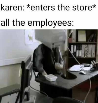 the karen is going to mentally traumatize them