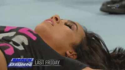 AJ Lee unconscious