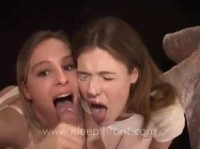 Heather Surprise Cumshots Her Friend