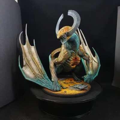 Dragon King from Kingdom Death: Monsters. This beast barely fit in my light box.