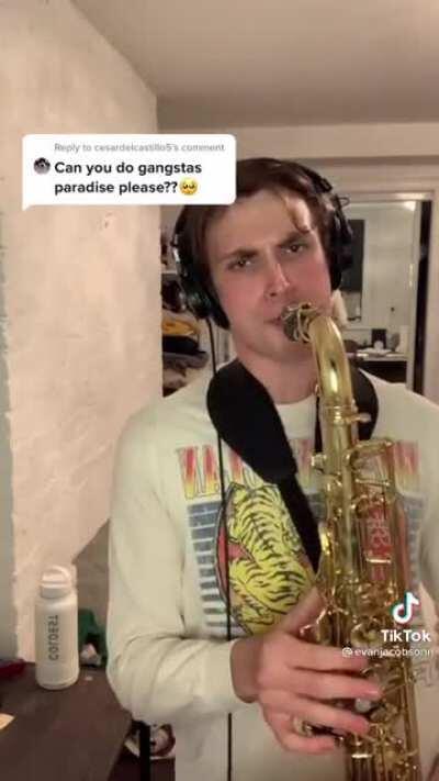 Adding sax solo to Gangsta’s Paradise