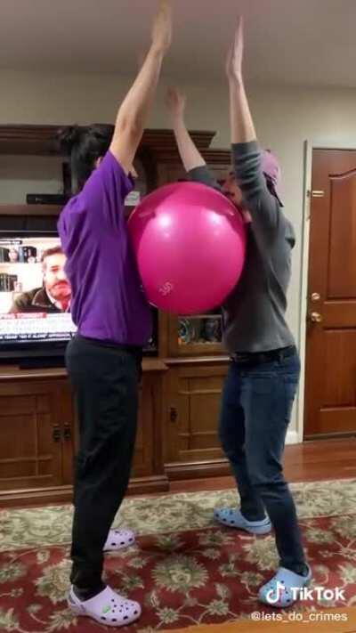 Yoga ball dance