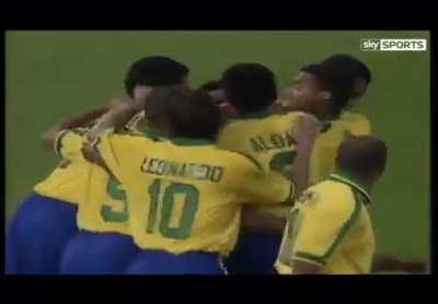 Roberto Carlos’s 41 meter free kick against France , the ball got shot at the speed of 136km and curved around the entire defense