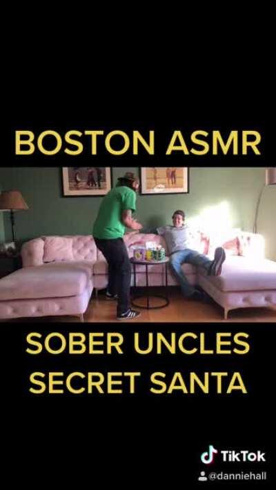 Boston ASMR (sober uncles secret Santa)