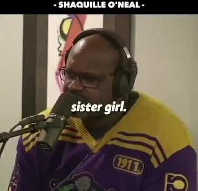 Shaq being a decent human being.