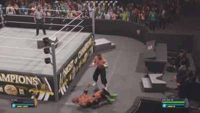 Batista gets kicked to the rafters 