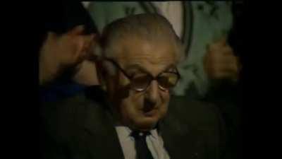 Sir Nicholas Winton - saved 669 children from being gassed by the Nazis. A real treasure of humanity.